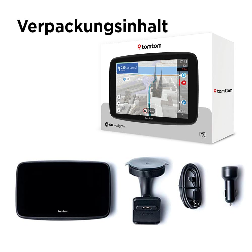 Pkw-Navi GO Navigator 7-Zoll-Display Stauvermeidung Wi-Fi-Updates Premiumservice Magnethalterung