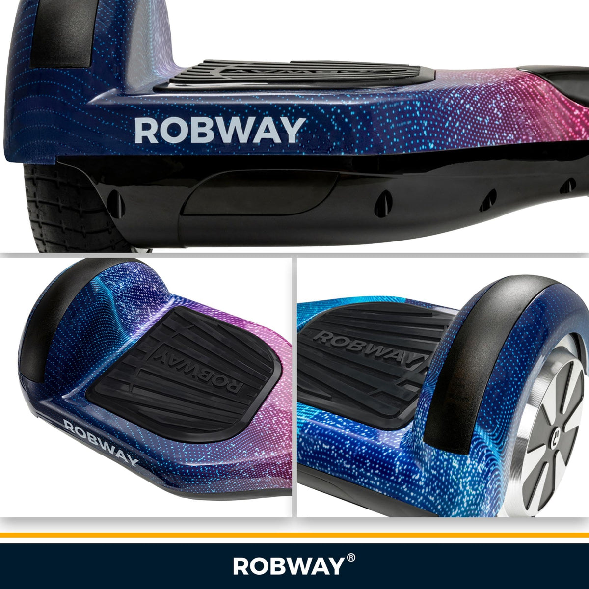 Hoverboard W1 für Kinder Jugendliche & Erwachsene APP Steuerung 2 x 350 Watt Self Balance Funktion Bluetooth