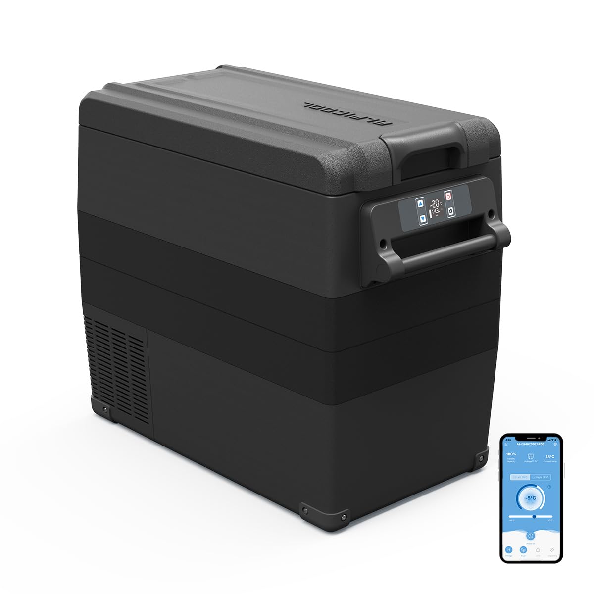 Tragbare Kompressor Kühlbox NCF55 50L 12V Mini Camping Kühlschrank für Auto Energieklasse C