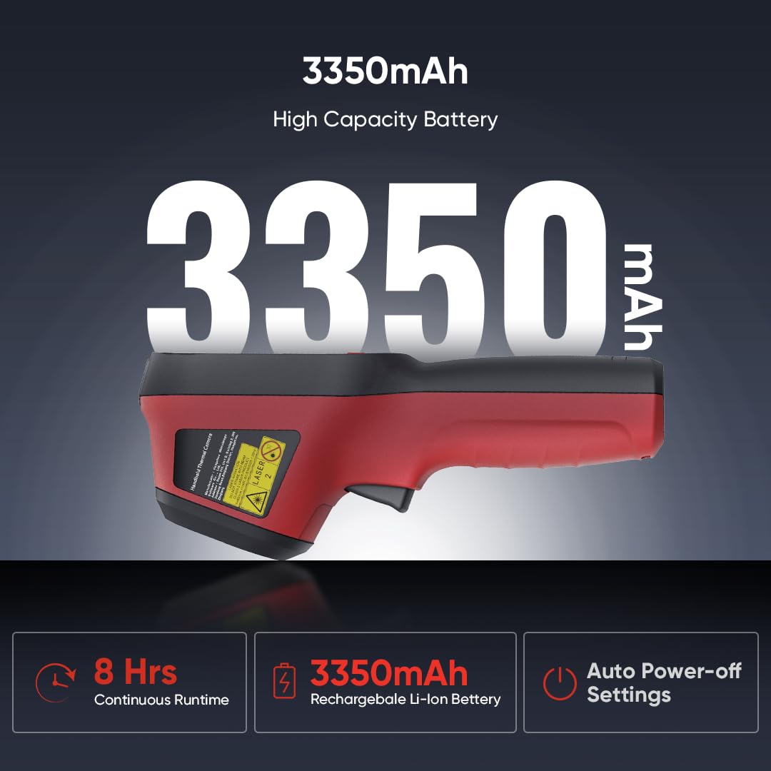 E01 kompakte Wärmebildkamera SuperIR 240x240 IR-Auflösung 20Hz Handheld mit Laserpointer -20°C bis 400°C