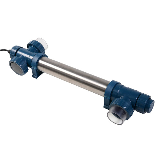 Midi Power UVC 75W Edelstahlgehäuse max 20m³/h kurze Lampen klarer Teich gesunde Fische ohne Chemikalien