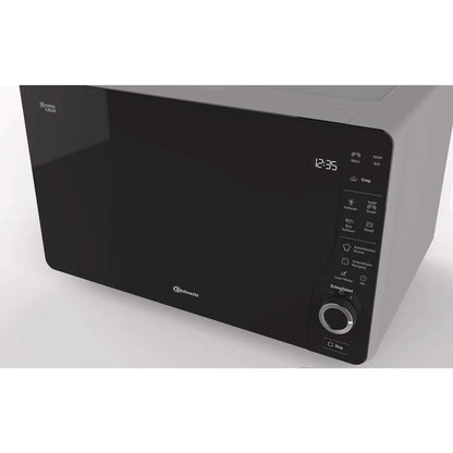 ExtraSpace Crisp MW 427 SL Mikrowelle mit Grill ohne Drehteller 800 W 1000 W 25 L Dampfgarfunktion AutoClean