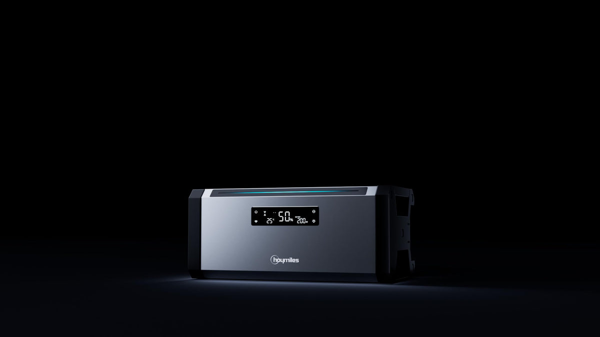 HiBattery AC Solarbatterie 1,92 kWh Plug and Play für Balkonkraftwerk erweiterbar bis 11,52 kWh 0% UStG