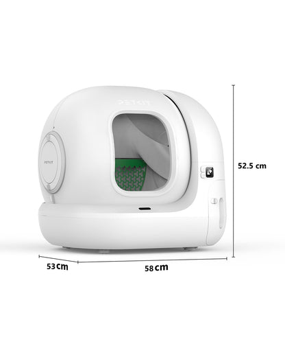 Pura Max 2 selbstreinigende Katzentoilette 76L xSecure Geruchsbeseitigung App Steuerung für mehrere Katzen