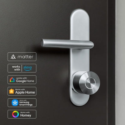 Smart Lock Pro mit Bluetooth, WLAN, Matter, Smart Home, Fernsperren, einfache Nachrüstung ohne Zylindertausch