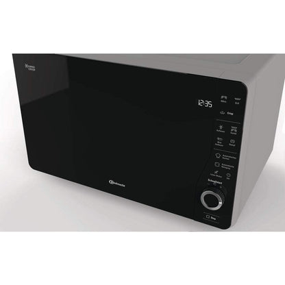 ExtraSpace Crisp MW 427 SL Mikrowelle mit Grill ohne Drehteller 800 W 1000 W 25 L Dampfgarfunktion AutoClean