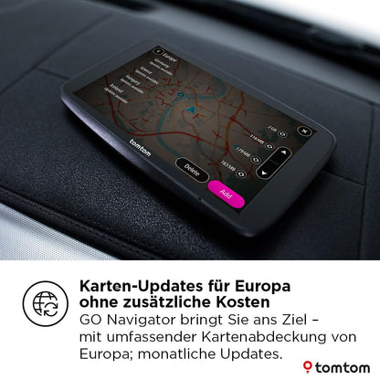 Pkw-Navi GO Navigator 7-Zoll-Display Stauvermeidung Wi-Fi-Updates Premiumservice Magnethalterung