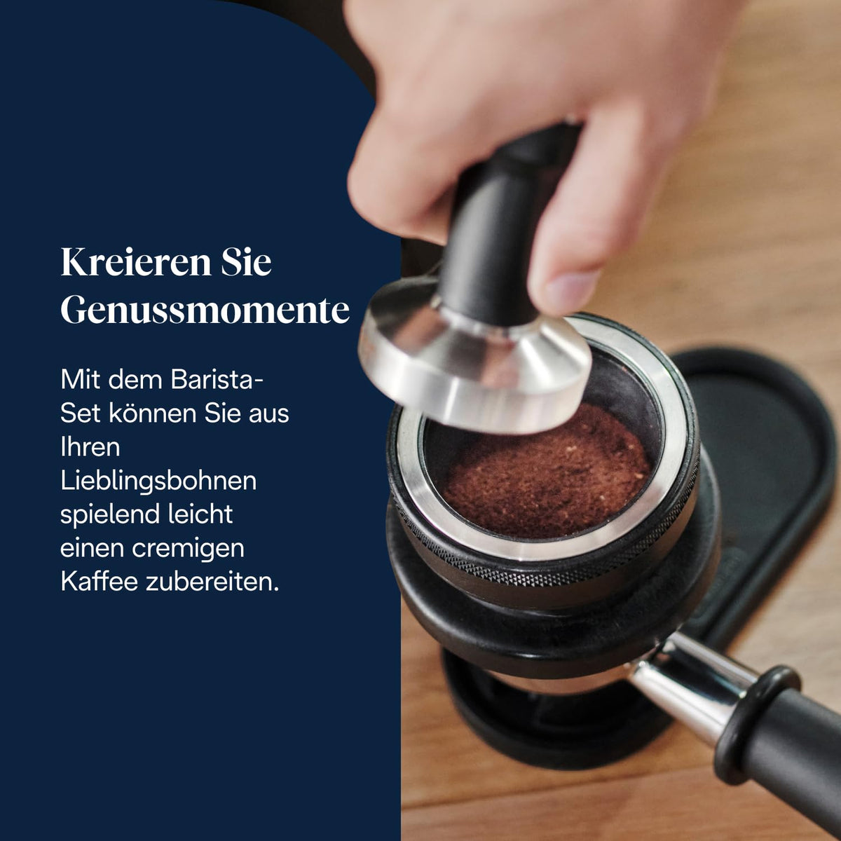 Siebträgermaschine La Specialista Arte EC9155.MB 8 Mahlgrade 15 Bar 3 Temperaturen Milchschaumdüse Barista Kit