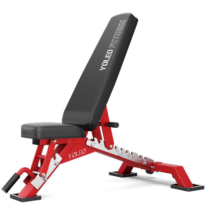 Hantelbank verstellbar bis 1050 kg Homegym Schrägbank Flachbank Negativbank 90% vormontiert