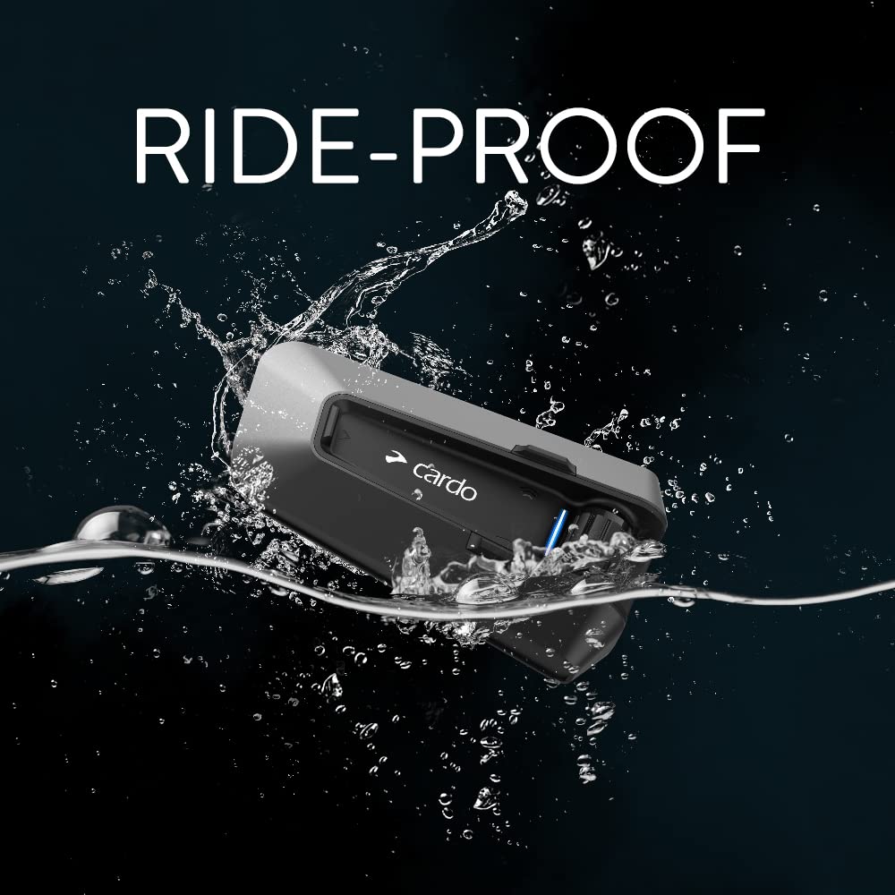 PACKTALK Edge Duo - Bluetooth Walkie Talkie Headset für Motorradfahrer