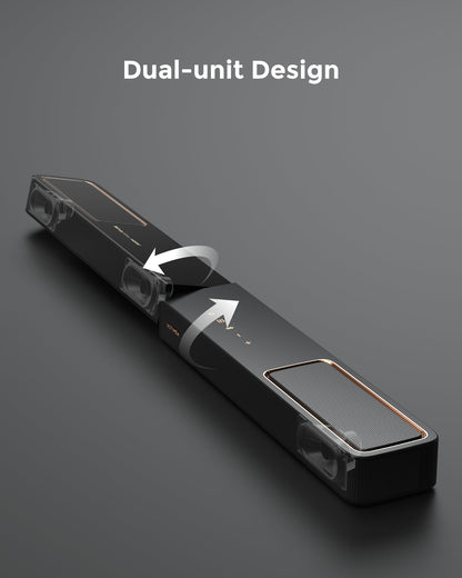 Skywave F40 Boom 5.1.2 Soundbar Dolby Atmos 6.5 Subwoofer 2 Surround Lautsprecher Bluetooth 5.4 HDMI eARC