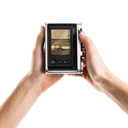 Mini EVO Hybrid Instant Camera Black with LCD Display USB-C Charging and Multiple Lens Effects