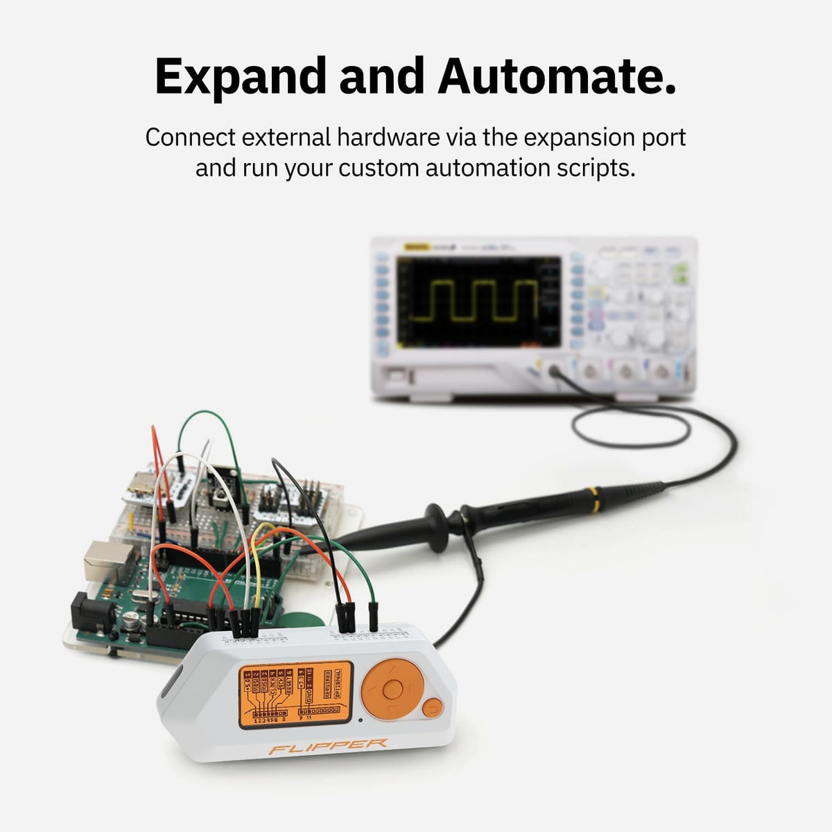 Zero Multitool Open Source anpassbar RFID NFC Reader Infrarot Fernbedienung Wireless Signal Explorer Weiß