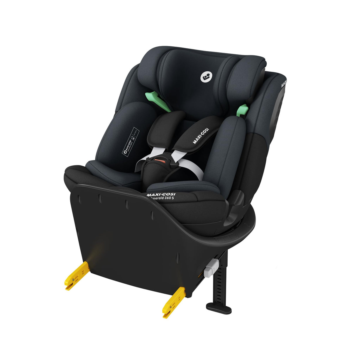 Emerald 360 S i-Size Autositz 360 Grad drehbar 40-150 cm G-CELL Seitenaufprallschutz Tonal Black