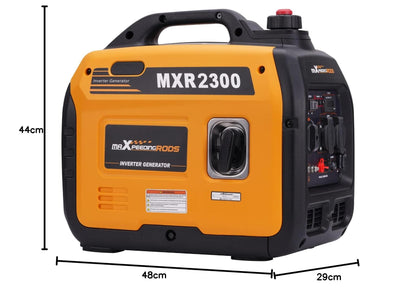 2300W Inverter Stromerzeuger Benzin leise 4 Takt tragbar 18,5kg für Camping Wohnmobil USB 230V Steckdosen