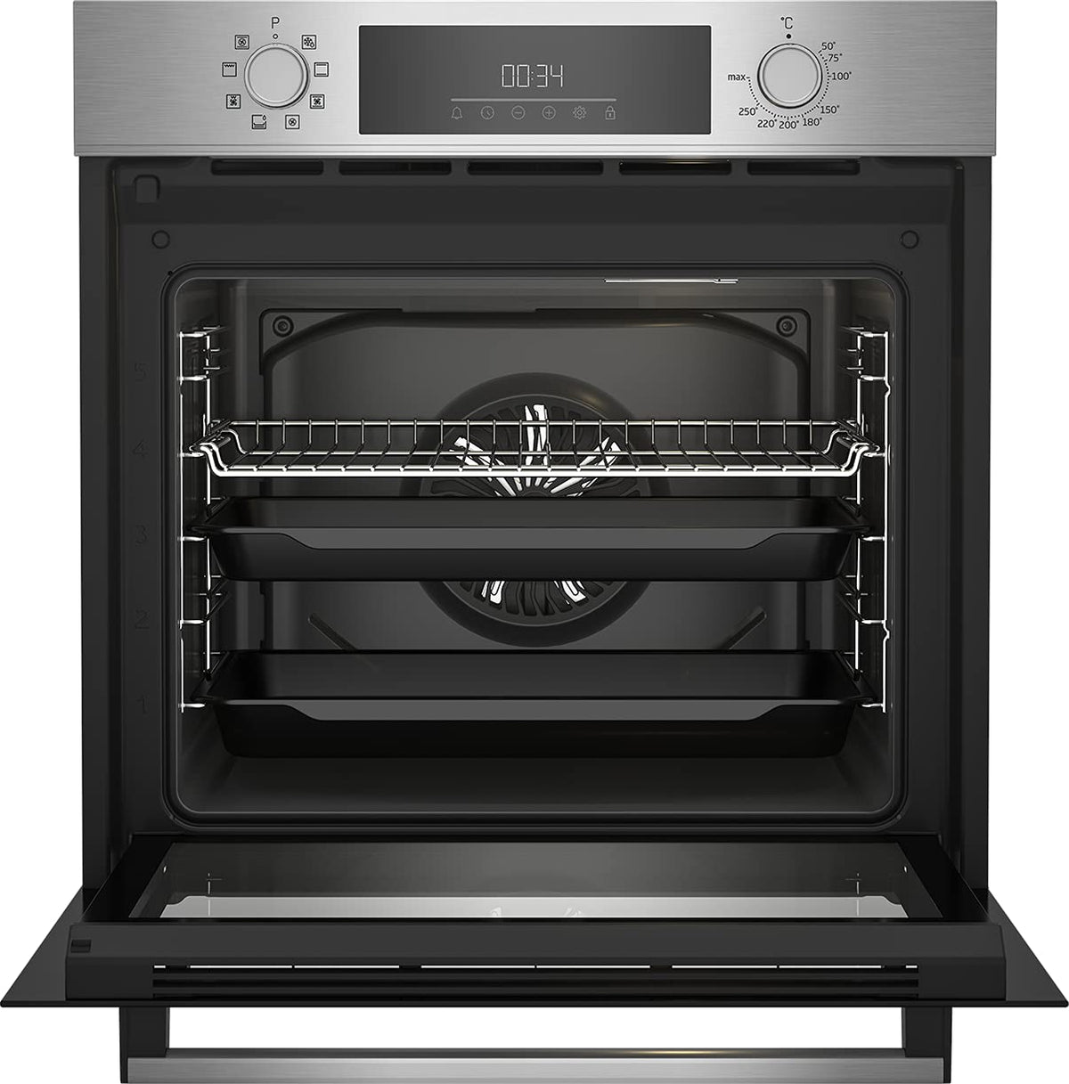 Einbau-Backofen BBIM12300X b300 60 cm 72 l SteamShine 8 Heizarten AeroPerfect Energieklasse A