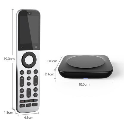 X2 Universal-Fernbedienung, Hub & Ladestation, Touch, Ein-Tasten-Bedienung, für 60 IR/Bluetooth/WLAN-Geräte