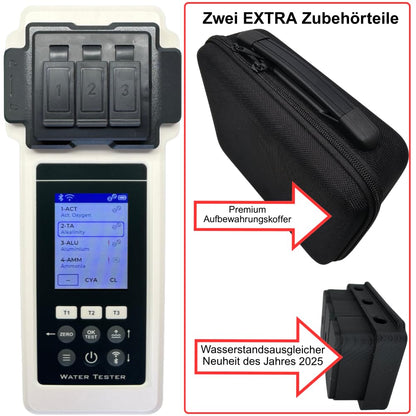 Wasseranalyse Set 2.0 27 Parameter WiFi Bluetooth App Wasserstandsausgleicher Pool Spa Whirlpool Sonderedition
