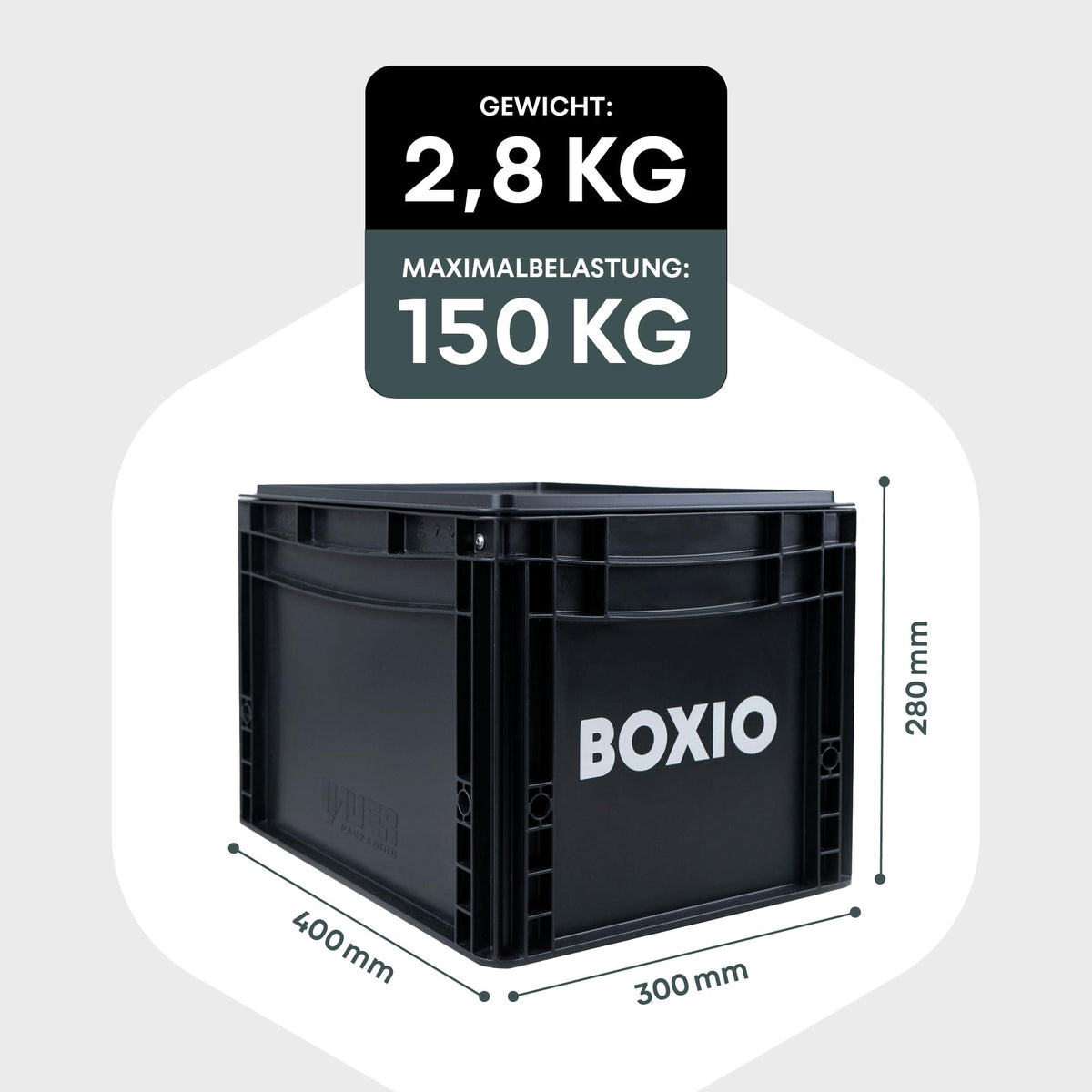 Toilet Max+ Trockentrenntoilette chemiefrei für Camping Van Outdoor Dachzelt Eurobox Basis ohne Strom 40x30x28