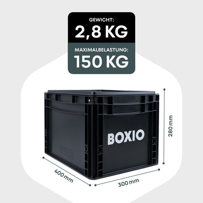 Toilet Max+ Trockentrenntoilette chemiefrei für Camping Van Outdoor Dachzelt Eurobox Basis ohne Strom 40x30x28