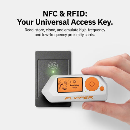 Zero Multitool Open Source anpassbar RFID NFC Reader Infrarot Fernbedienung Wireless Signal Explorer Weiß