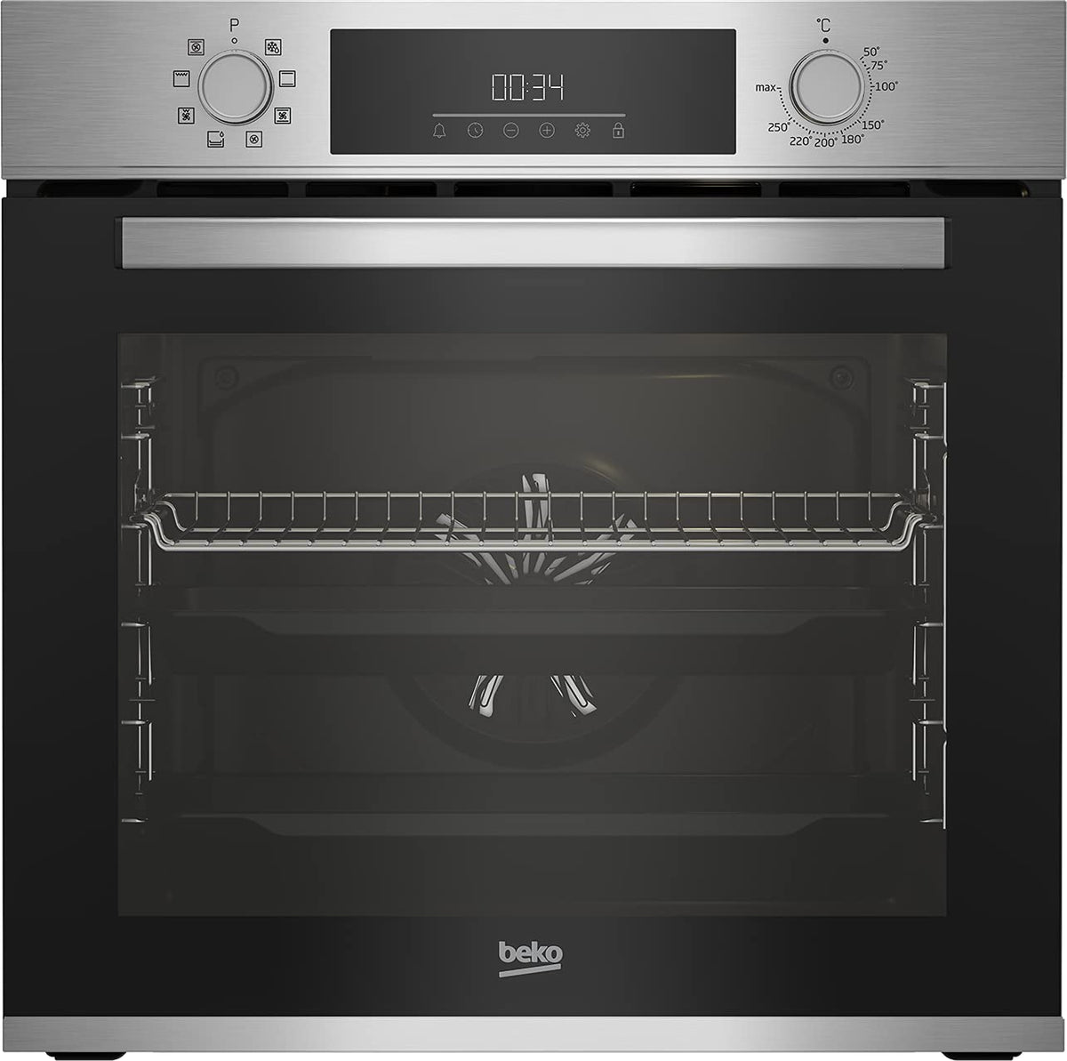 Einbau-Backofen BBIM12300X b300 60 cm 72 l SteamShine 8 Heizarten AeroPerfect Energieklasse A