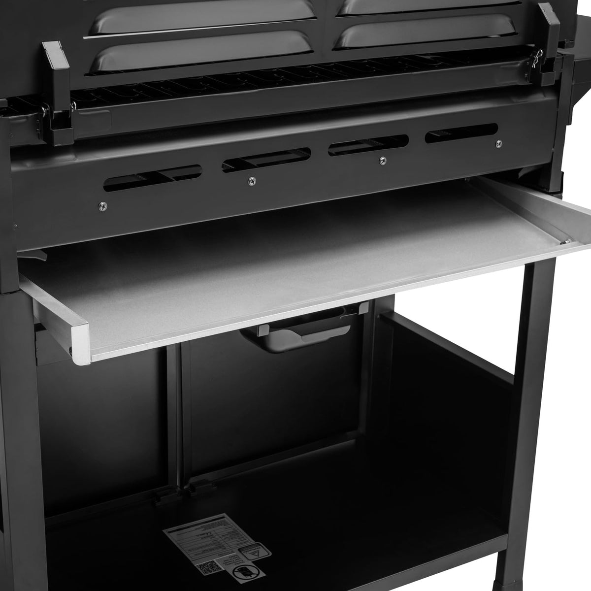 Basic 6 plus 1 BBQ Gasgrill Grillwagen mit Edelstahlbrenner und Seitenkocher für Garten und Terrasse