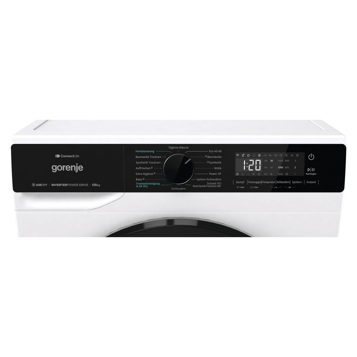 WD2PA854ADW Waschtrockner Connect Life 16 Prog 8kg Waschen 5kg Trocknen 54L 1400 rpm AirDry Energieklasse D