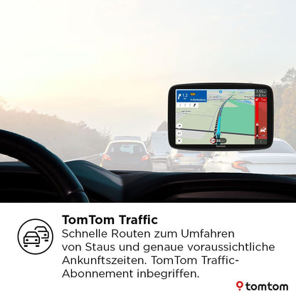 Pkw-Navi GO Navigator 7-Zoll-Display Stauvermeidung Wi-Fi-Updates Premiumservice Magnethalterung