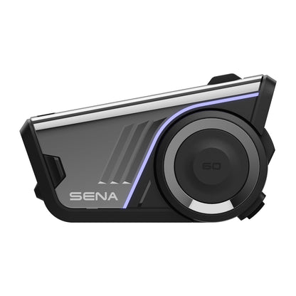 60S Helm Kommunikationssystem Mesh 3.0 Wave Bluetooth Intercom IPX7 24h Akku 2km Reichweite Sound 2. Gen