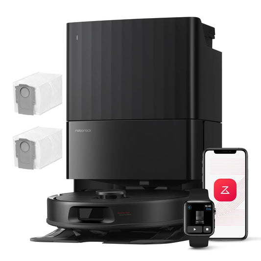 QV 35A Set Wischsaugroboter mit 8000 Pa Saugkraft Reactive Tech 10 mm Mopp Lifting LiDAR All in One Dock