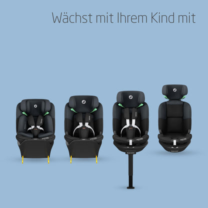 Emerald 360 S i-Size Autositz 360 Grad drehbar 40-150 cm G-CELL Seitenaufprallschutz Tonal Black