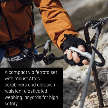 Klettersteig Komplettset Attac Evo Toxo 3.0 Sicherheitsausrüstung Bergsport Alpinismus Klettern