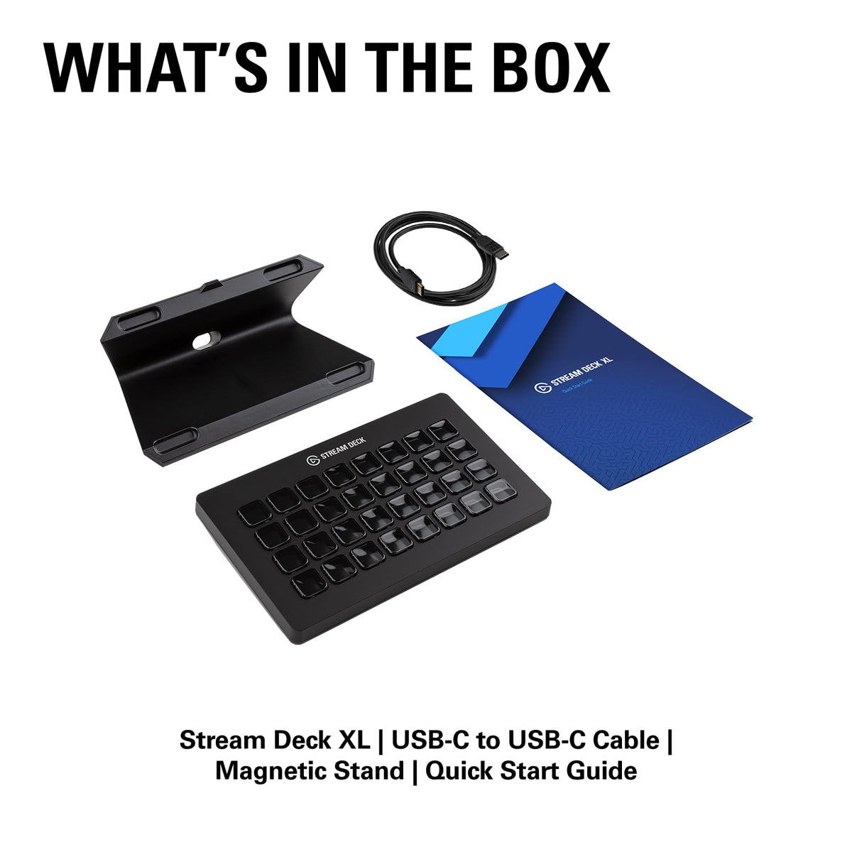 Stream Deck XL, Studio Controller, 32 Tasten, unbegrenzte Aktionen, Integrationen, visuelles Feedback, Mac/PC