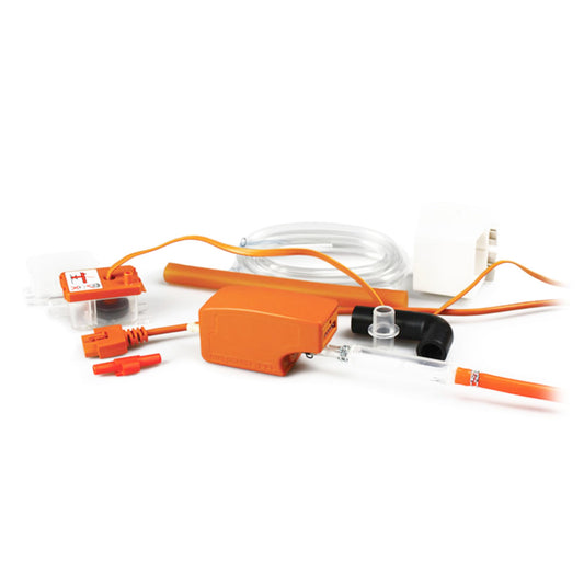 Silent+ Mini Orange FP3313 Kondensatpumpe, 12 L/h, geräuscharm 19 dB, Förderhöhe 10 m, für Split-Klimaanlagen