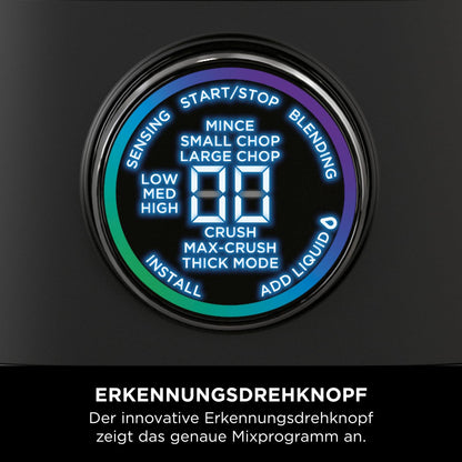 2 in 1 Detect Mixer Pro, 1200W, Krug, 2x Single Serve Tassen, Smoothies, Gemüse hacken, Frozen Drinks, TB301EU