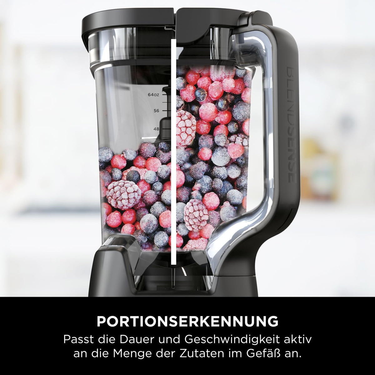 2 in 1 Detect Mixer Pro, 1200W, Krug, 2x Single Serve Tassen, Smoothies, Gemüse hacken, Frozen Drinks, TB301EU
