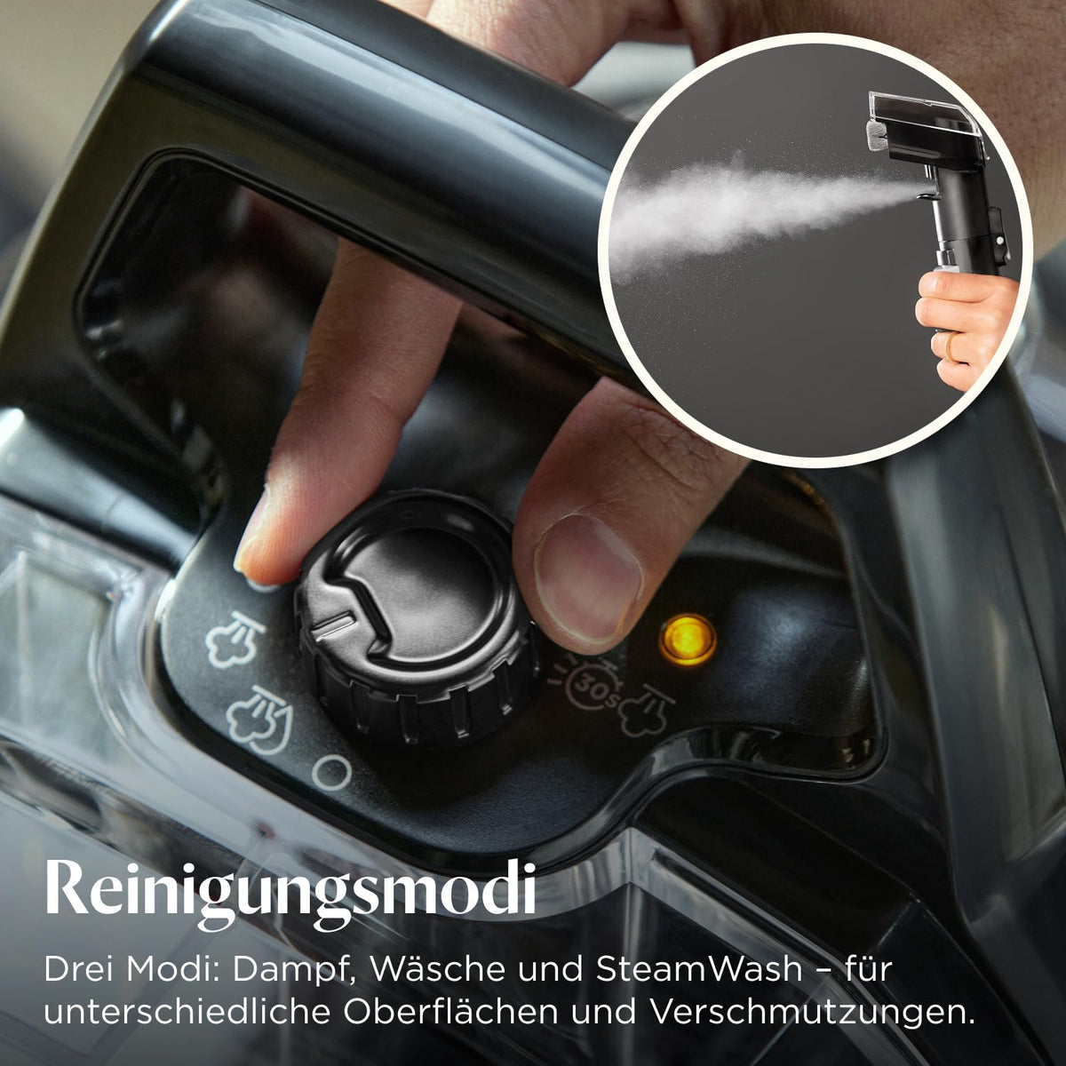 SpotClean HydroSteam Teppichreiniger und Dampfreiniger 1000W 3689N Nasssauger für Teppiche Polster Auto
