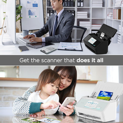 iX2500 Dokumentenscanner, Duplex, 45 S./Min., 100 Blatt ADF, 600 DPI, 5 Zoll Touchscreen, WLAN/Bluetooth/USB
