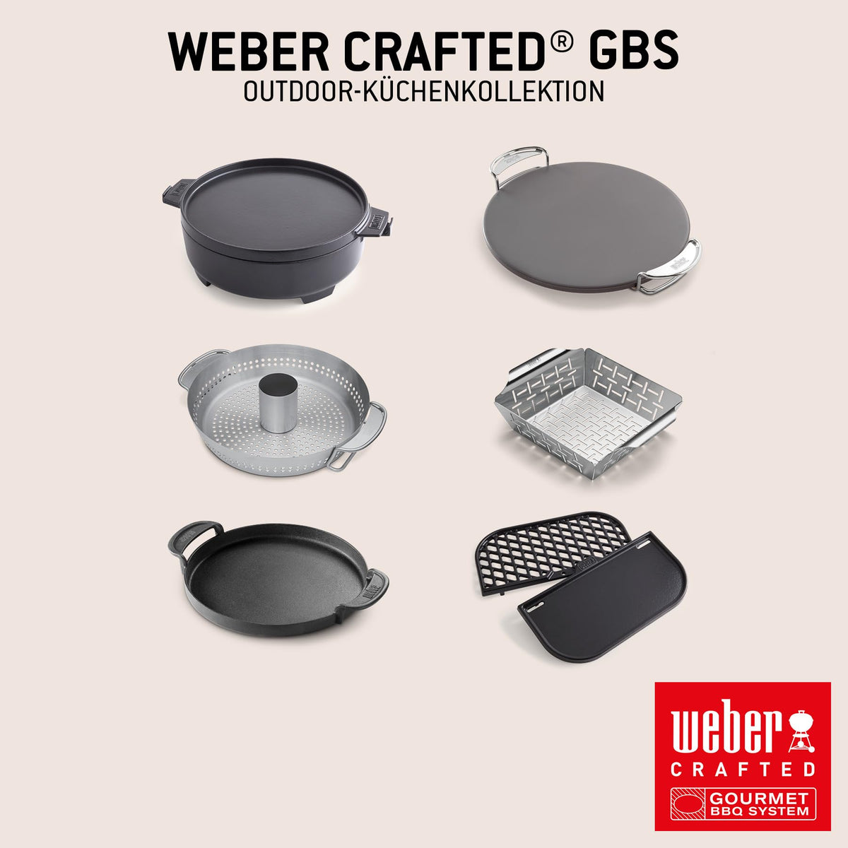 Spirit E310 Gasgrill 3 Brenner SnapJet Zündung Räder Warmhalterost 51x46cm Grillfläche Schwarz Silber
