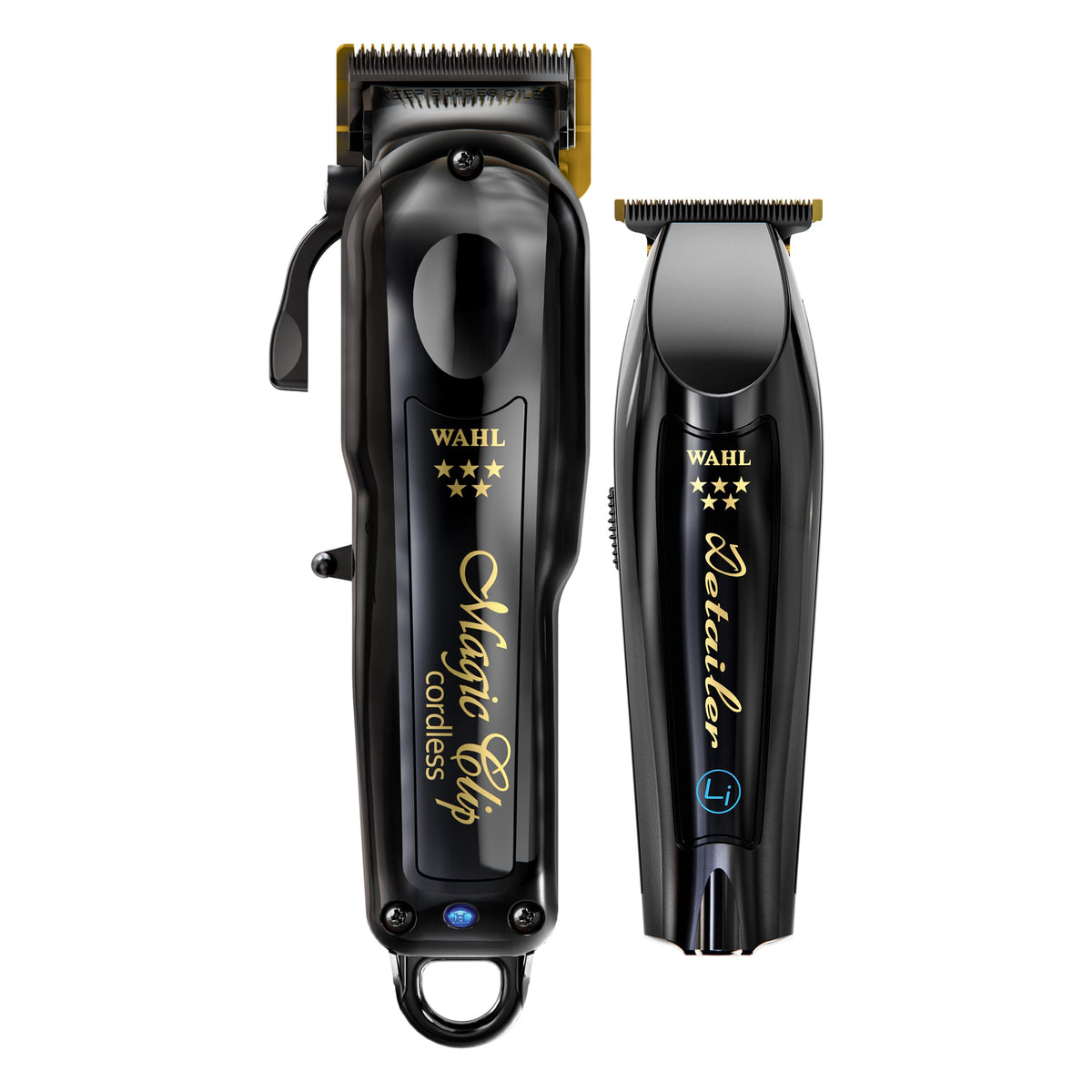 Kabellose Barber Combo, Magic Clip und Detailer Li, Titan und DLC Klingen, 100 Min, 6 Aufsätze, Styling Kamm