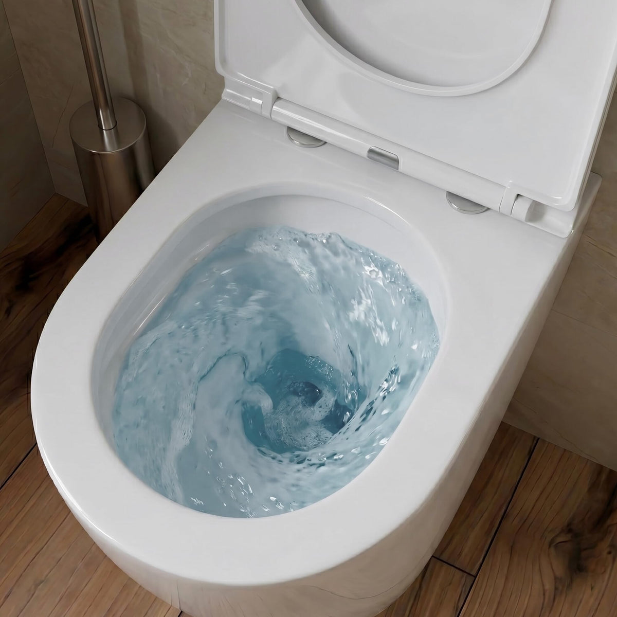 Duofix Basic Vorwand WC Dalia Weiß Spülrandlos Tornado Spülsystem Sitz Absenkautomatik Bedienplatte Delta 25
