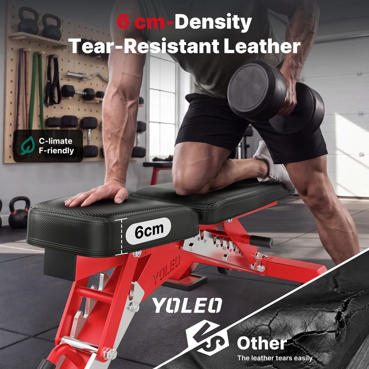 Hantelbank verstellbar bis 1050 kg Homegym Schrägbank Flachbank Negativbank 90% vormontiert