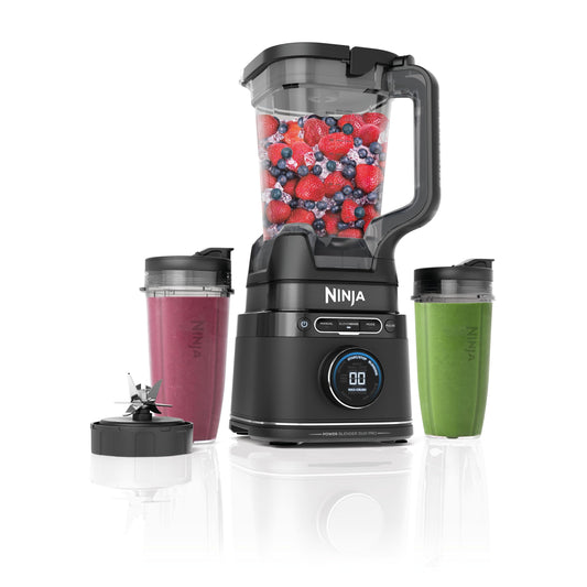 2 in 1 Detect Mixer Pro, 1200W, Krug, 2x Single Serve Tassen, Smoothies, Gemüse hacken, Frozen Drinks, TB301EU