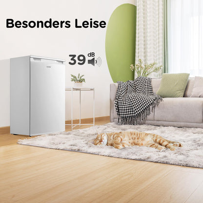 131L Kühlschrank ohne Gefrierfach, Inverterkompressor, 72kWh/Jahr, EEKD, 39dB, Obst/Gemüsefach, H84,5 B55,3 cm