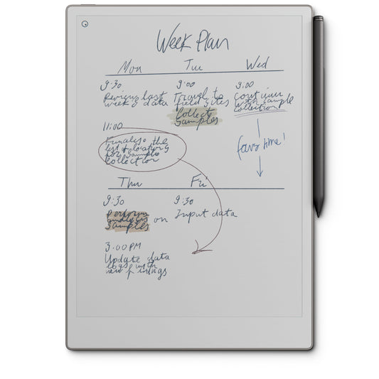 Paper Pro mit Marker Plus 11,8 Zoll e ink Notizbuch Farbdisplay und Leselicht zum Denken Schreiben und Lesen