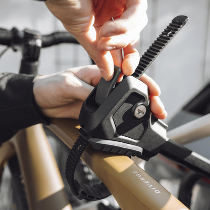 Easyfold 3 Plattformfahrradträger für Anhängerkupplung, Schwarz, klappbar, für 2 oder 3 Fahrräder