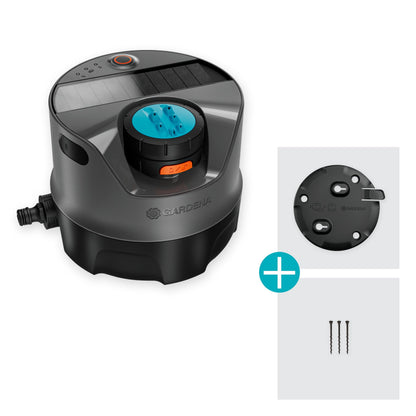 AquaPrecise Bewässerungssystem für Rasenflächen bis 320 m² solarbetrieben Wasserverteilung Bluetooth 16000 20
