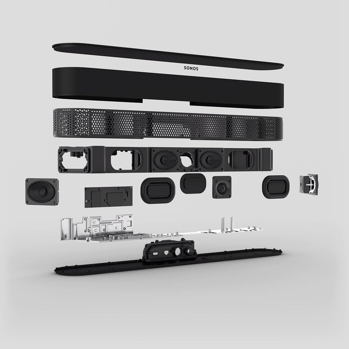 Beam Generation 2 Soundbar kabellos mit Ethernet Fast Ethernet IEEE 802.11b/g/n/ac schwarz