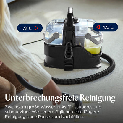 SpotClean HydroSteam Teppichreiniger und Dampfreiniger 1000W 3689N Nasssauger für Teppiche Polster Auto